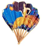 Vintage Folding Hand Fan Art Nouveau Style Paul Iribe? Savoy Hotel. Fixed Price $24.99.