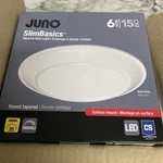 Juno Slimbasics 6 Round Tapered Disk Surface Mount Led Ceiling Light Pack. Fixed Price $30.00.