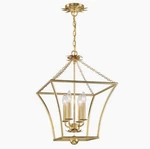Crystorama Broche 4 Light Mini Chandelier, Antique Gold, Not Import Fees. Fixed Price $181.61.