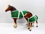 Vintage Breyer #8384 Clydesdale Mare Foal Gift Set Green Blankets Traditional. Fixed Price $54.99.