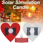 Solar Candle Romantic Heart Love Led Tealight Flameless For Wedding Night. Fixed Price $9.98.