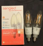 Sengled Zigbee Smart Candle Bulbs E12 Soft White 5W 450LM E1F-N9G. Fixed Price $25.00.