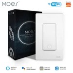 Moes 1/2/4 Pack Wifi Smart Wall Light Switch 3 Way Alexa Google App Remote Timer. Fixed Price $13.59.