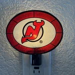 Nhl New Jersey Devils Plug-in Night Light Stained Glass Logo Hockey Team Vintage. Fixed Price $30.40.