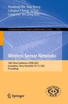 Wireless Sensor Networks: 16TH Conference, Cwsn 2022, Guangzhou, China, No. Fixed Price $109.31.