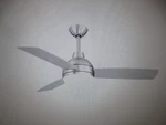 Hampton Bay Blaketon 46 Indoor Outdoor Brushed Nickel Modern Ceiling Fan. Fixed Price $59.95.