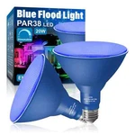Loxyee PAR38 Blue Flood Light OUTDOOR,20W Bulbs Replace 200W Chri. Fixed Price $28.99.
