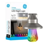 Ge Color Changing Led Night Light Dusk To Dawn Plug Silver 39158 Decor. Fixed Price $17.23.