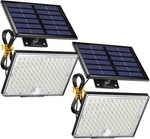 Solar Outside Lights With 113 Bright Leds 7000K, Motion Sensor Outdoor Flood. Fixed Price $58.09.