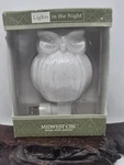 Bisque White Owl Night Light Midwest Cbk In The Nib. Fixed Price $9.33.