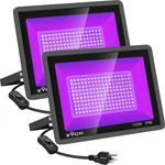 Xycn 2 Pack 100W Led Light, Flood With Plug And Switch,. Fixed Price $71.99.