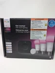 Philips Hue E26 Starter Kit Pro 75W Smart Button Value Pack White And Color. Fixed Price $229.99.