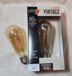 New Led Amber Tint Light Bulb Extra Warm Low Blue 650 E26 Base 6W = 60W A19. Fixed Price $25.99.