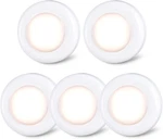 Push Tap Light, 2.8 Mini Night Touch Led Puck Lamp, Portable Under Cabinet. Fixed Price $13.99.