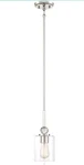 Minka Lavery 3070-613 5" Mini Pendant Studio Collection Polished Nickel. Fixed Price $44.99.