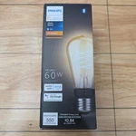 Philips Hue Filament ST19 Bluetooth 60W Equivalent Smart Led Bulb - White. Fixed Price $29.99.