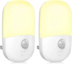 Maz-tek Motion Sensor Night Light Plug In, Dimmable Warm White Led Dusk To Dawn. Fixed Price $19.99.