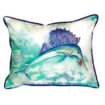 Drake Betsy's Sailfish Extra Large 20 24 Indoor Outdoor Pillow. Fixed Price $69.99.
