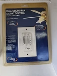 Dual Ceiling Fan & Light Control WM-7 White 4 Speed 2ES 1. Fixed Price $25.00.
