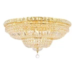 Elegant Lighting Tranquil 18-LIGHT Metal & Crystal Flush Mount Gold. Fixed Price $960.00.