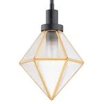 Maxim 11555 Adorn 8"W Mini Pendant - Black / Burnished Brass. Fixed Price $65.05.