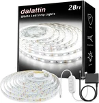 White Led Strip Lights, 20FT Dimmable Super Bright 24V Tape 6500K 360. Fixed Price $28.99.