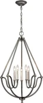 Elk Lighting 11842/5 Stanton 5-LIGHT Chandelier Weathered Zinc/brushed Nickel. Fixed Price $99.99.