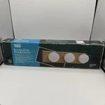 Design House 500777 Solid Oak 3 Strip Light Contemporary Dimmable New Old Stock. Fixed Price $31.99.