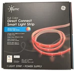 Ge Cync Dynamic Effects Smart Led Light Strip 16FT Sync Rgbw Wifi Alexa New. Fixed Price $37.57.