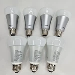 Pack Philips Hue White Led Smart A19 Bulb Soft 600 Lumen - 7PC Lot Used. Fixed Price $104.99.