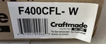 Craftmade White Fan Light Kit #CR-F400CFL-W With Bulbs. Fixed Price $32.95.