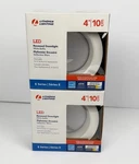 Lot Of 2 Lithonia Lighting 4IN Led Downlight 3500K White Series 4BEMW New. Fixed Price $39.99.