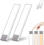 Rxwlkj Wireless Motion Sensor Led Under Cabinet Night Light 2 Pack Rechargable. Fixed Price $10.90.
