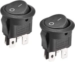 Uxcell Dpst Boat Rocker Switch Round Toggle 4PINS-2PCS-BLACK,. Fixed Price $13.19.