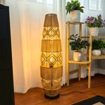Rattan Floor Boho Hand Woven Standing Lamps For Bedroom Adjustable Lighting. Fixed Price $96.90.