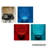 Holinox Star Wars Light Colorful Led Digital Smart Night Usb Lamp. Fixed Price $15.25.