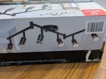 Globe 6-LIGHT Track Bar GCF76118BK Adjustable. Fixed Price $29.00.