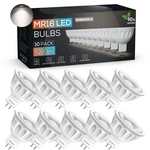 Dimmable MR16 Led Bulbs 10 PACK,5W 5000K Daylight 500LM (50W Equivalent) Ac/d.... Fixed Price $55.44.