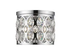 Z-lite Dealey 3-LIGHT 6010F12CH 12" Ceiling Fixture Crystal Lamp. Fixed Price $275.99.