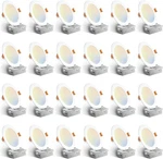 Amico 24 Pack 6 Inch 5CCT Ultra-thin Led Recessed Ceiling Light With J-.... Fixed Price $89.99.