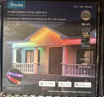 Govee Outdoor Strip Light Evo 49.2FT Multicolor Led Wi-fi Alexa Google Rgb IP65. Fixed Price $42.99.