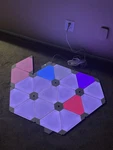 Nanoleaf Aurora Rhythm Edition Smart Led Lighting Kit, 18 Panels. Fixed Price $189.90.