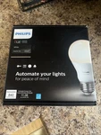 Philips Hue White Starter Kit 840 Lumen 2 & Bridge Open Box. Fixed Price $28.00.