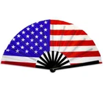 Usa Large Hand Fan World Cup Soccer Folding July 4TH Party Clack. Fixed Price $17.95.