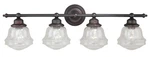 Vaxcel Lighting W0191 Huntley 4 32"W Bathroom Vanity - Bronze. Fixed Price $309.99.