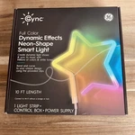 Cync By Ge Dynamic Effects Neon Shape Smart Light, Brand New. Fixed Price $24.96.