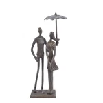 Danya Loving Couple Under Umbrella Bronze Sculpture - Modern And Elegant De.... Fixed Price $75.00.