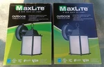 Maxlite Outdoor Fixture 17 Watt Led Small Lantern 2700K Black With Photocell. Fixed Price $44.99.