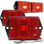 True Mods 4PC 2X3 3X2 Inch Led Side Pack Red Surface-mount. Fixed Price $32.39.