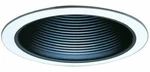 ELM40B Elco 6" Metal Stepped Baffle Trim Black W/ White Ring. Fixed Price $9.99.